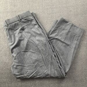 Maus And Hoffman Pants Adult Size 36W Gray Wool Luxury Casual Men's